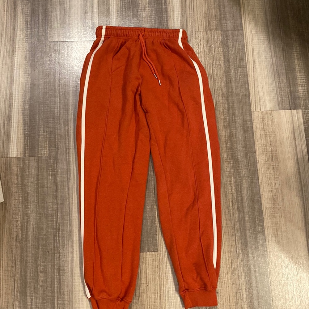 Burnt orange joggers